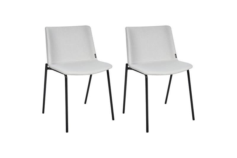 Setti, 2 ruokatuolia Esbon, Harmaa, musta