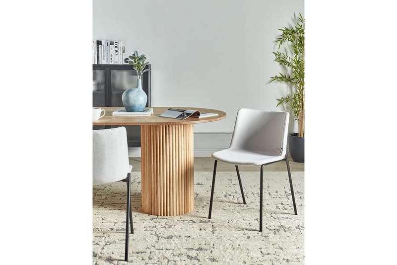 Setti, 2 ruokatuolia Esbon - Harmaa, musta - Huonekalut - Tuoli & nojatuoli - Ruokapöydän tuolit