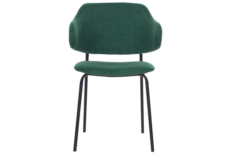 Setti, 2 ruokatuolia Kenai - Vihreä, musta - Huonekalut - Tuoli & nojatuoli - Ruokapöydän tuolit