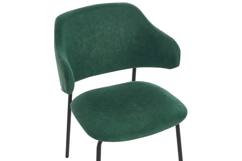 Setti, 2 ruokatuolia Kenai - Vihreä, musta - Huonekalut - Tuoli & nojatuoli - Ruokapöydän tuolit