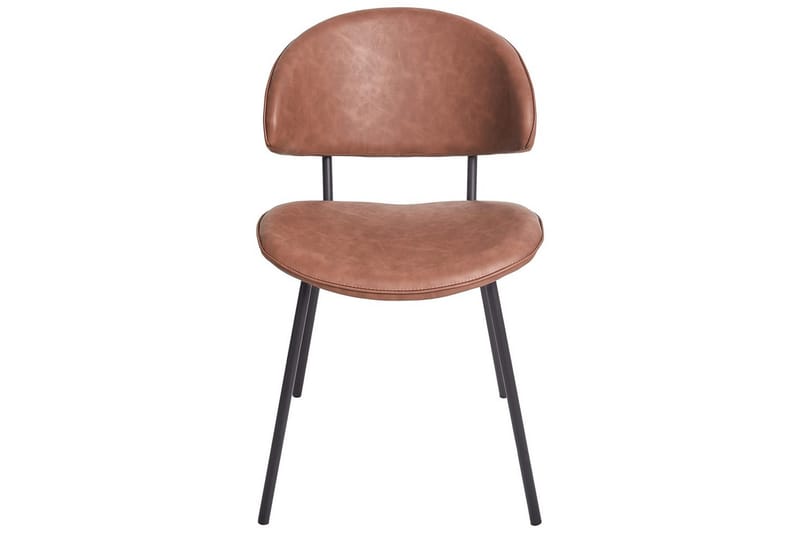 Setti, 2 ruokatuolia Kiana - Ruskea, Musta - Huonekalut - Tuoli & nojatuoli - Ruokapöydän tuolit