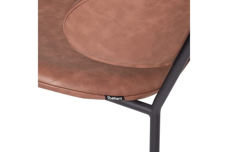 Setti, 2 ruokatuolia Kiana - Ruskea, Musta - Huonekalut - Tuoli & nojatuoli - Ruokapöydän tuolit