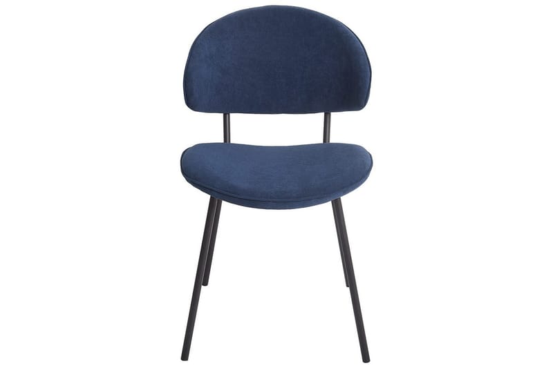 Setti, 2 ruokatuolia Kiana - Sininen, Musta - Huonekalut - Tuoli & nojatuoli - Ruokapöydän tuolit