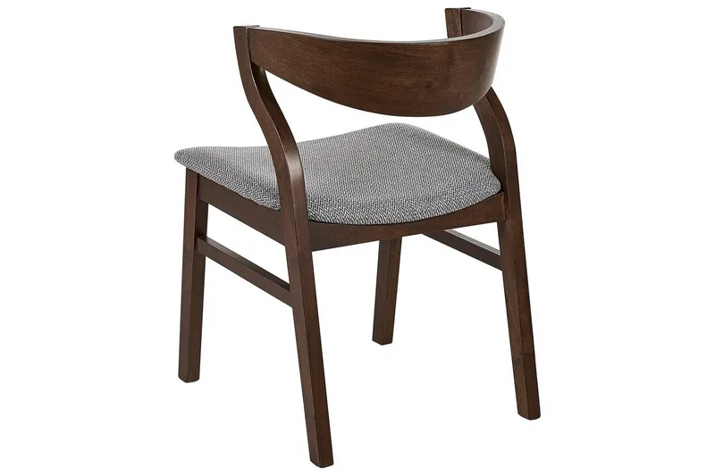 Setti, 2 ruokatuolia Maroa - Harmaa, tumma puu, Harmaa, Tumma puu - Huonekalut - Tuoli & nojatuoli - Ruokapöydän tuolit