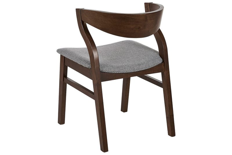 Setti, 2 ruokatuolia Maroa - Harmaa, tumma puu, Harmaa, Tumma puu - Huonekalut - Tuoli & nojatuoli - Ruokapöydän tuolit