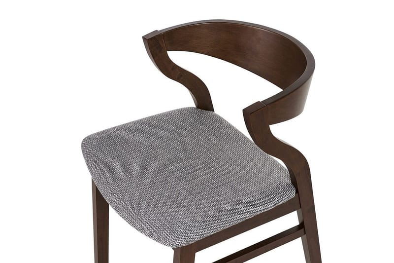 Setti, 2 ruokatuolia Maroa - Harmaa, tumma puu, Harmaa, Tumma puu - Huonekalut - Tuoli & nojatuoli - Ruokapöydän tuolit