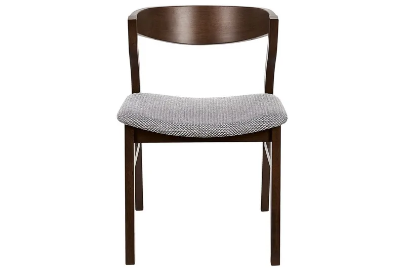 Setti, 2 ruokatuolia Maroa - Harmaa, tumma puu, Harmaa, Tumma puu - Huonekalut - Tuoli & nojatuoli - Ruokapöydän tuolit