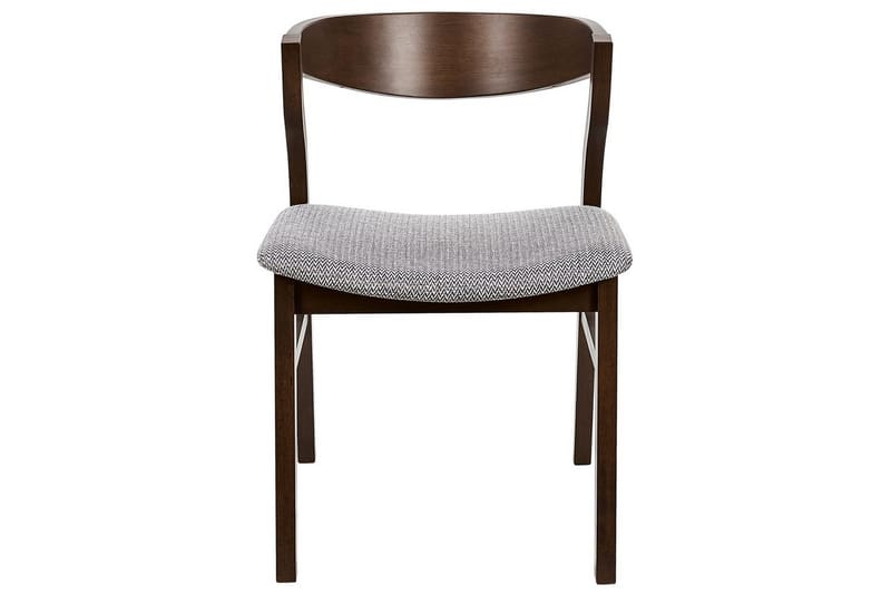 Setti, 2 ruokatuolia Maroa - Harmaa, tumma puu, Harmaa, Tumma puu - Huonekalut - Tuoli & nojatuoli - Ruokapöydän tuolit