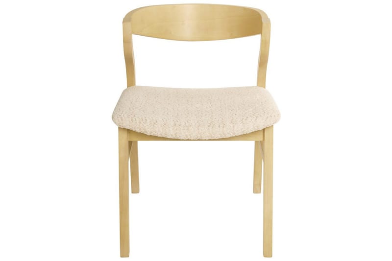 Setti, 2 ruokatuolia Maroa - Vaalea puu, vaaleanbeige, Vaalea puu, vaaleabeige - Huonekalut - Tuoli & nojatuoli - Ruokapöydän tuolit