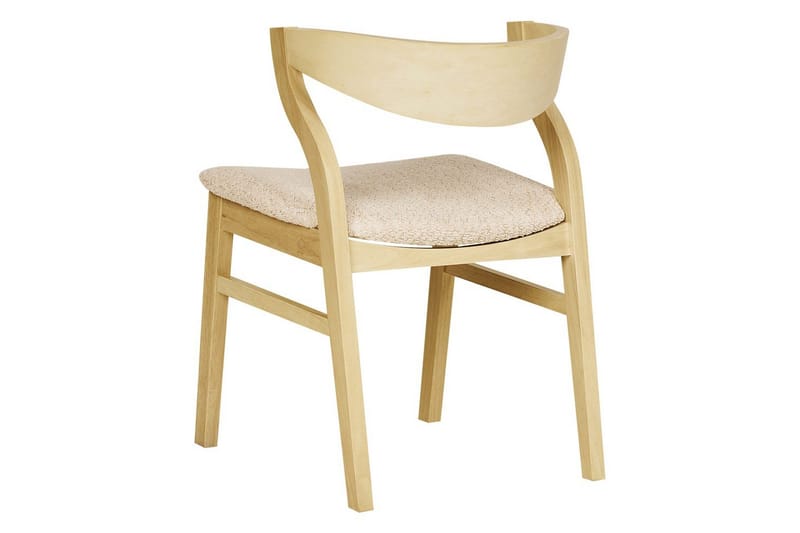 Setti, 2 ruokatuolia Maroa - Vaalea puu, vaaleanbeige, Vaalea puu, vaaleabeige - Huonekalut - Tuoli & nojatuoli - Ruokapöydän tuolit