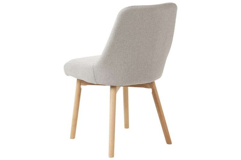 Setti, 2 ruokatuolia Melfort - Harmaa, vaalea puu - Huonekalut - Tuoli & nojatuoli - Ruokapöydän tuolit