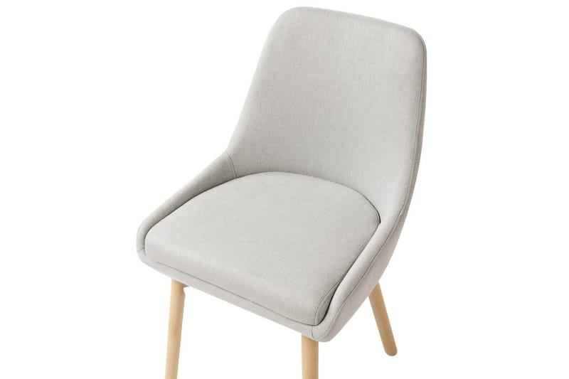 Setti, 2 ruokatuolia Melfort - Harmaa, vaalea puu - Huonekalut - Tuoli & nojatuoli - Ruokapöydän tuolit