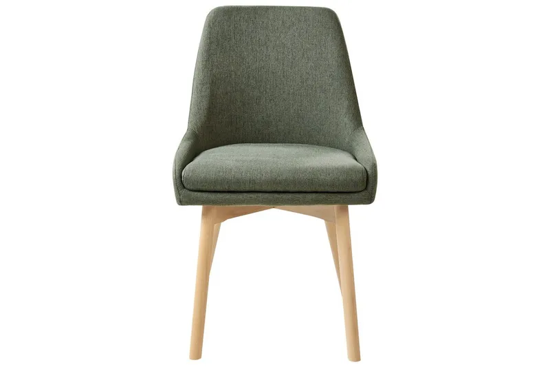 Setti, 2 ruokatuolia Melfort - Vihreä, vaalea puu - Huonekalut - Tuoli & nojatuoli - Ruokapöydän tuolit