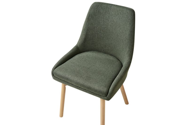 Setti, 2 ruokatuolia Melfort - Vihreä, vaalea puu - Huonekalut - Tuoli & nojatuoli - Ruokapöydän tuolit