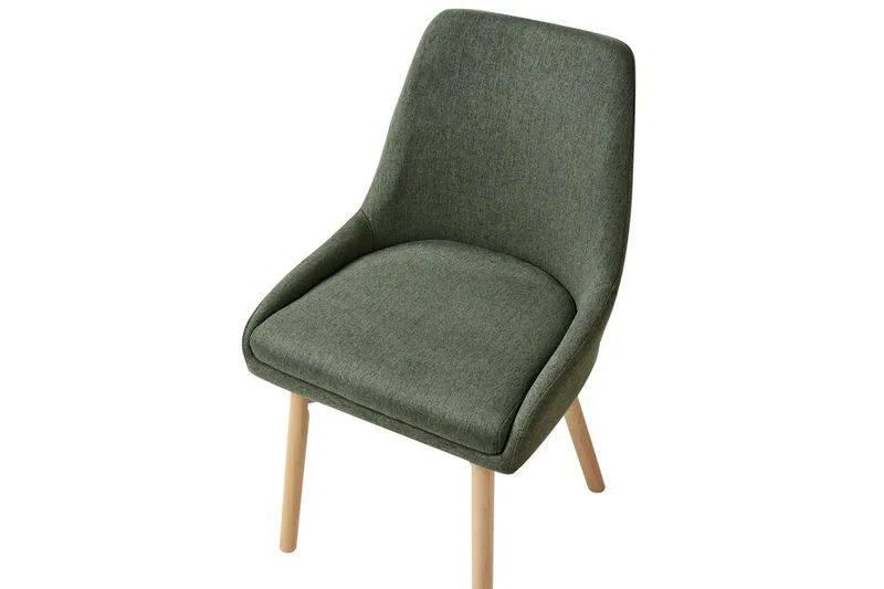 Setti, 2 ruokatuolia Melfort - Vihreä, vaalea puu - Huonekalut - Tuoli & nojatuoli - Ruokapöydän tuolit