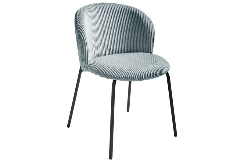 Setti, 2 ruokatuolia Miles - Sininen, Musta - Huonekalut - Tuoli & nojatuoli - Ruokapöydän tuolit