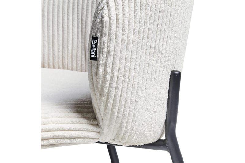 Setti, 2 ruokatuolia Miles - Valkoinen, Musta - Huonekalut - Tuoli & nojatuoli - Ruokapöydän tuolit