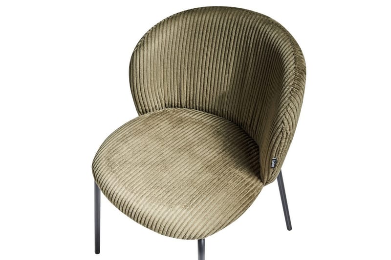 Setti, 2 ruokatuolia Miles - Vihreä, musta - Huonekalut - Tuoli & nojatuoli - Ruokapöydän tuolit