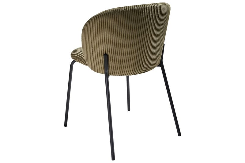 Setti, 2 ruokatuolia Miles - Vihreä, musta - Huonekalut - Tuoli & nojatuoli - Ruokapöydän tuolit