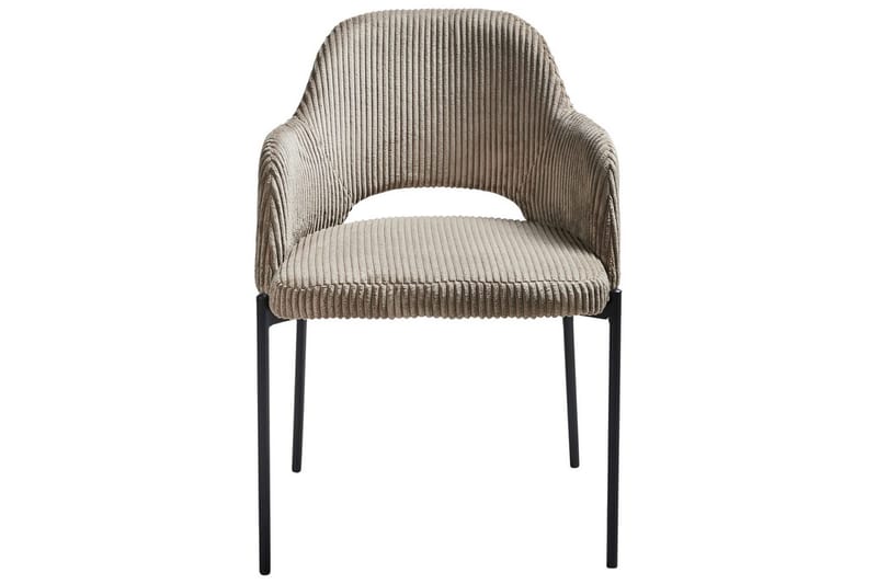 Setti, 2 ruokatuolia Raton - Beige, musta - Huonekalut - Tuoli & nojatuoli - Ruokapöydän tuolit