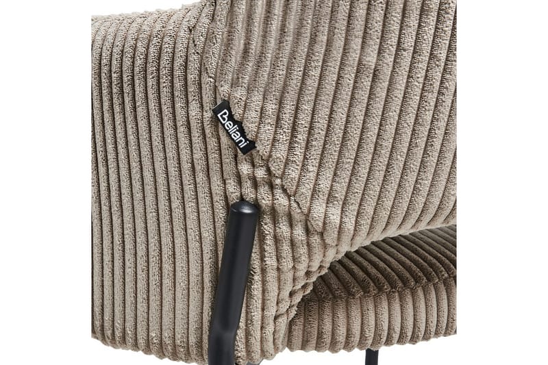 Setti, 2 ruokatuolia Raton - Beige, musta - Huonekalut - Tuoli & nojatuoli - Ruokapöydän tuolit