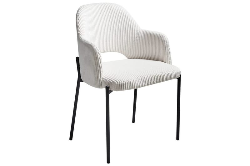 Setti, 2 ruokatuolia Raton - Valkoinen, Musta - Huonekalut - Tuoli & nojatuoli - Ruokapöydän tuolit