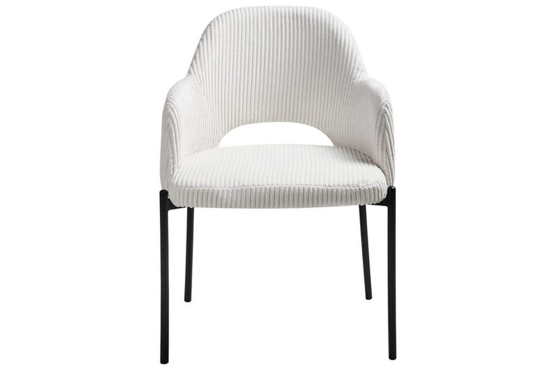 Setti, 2 ruokatuolia Raton - Valkoinen, Musta - Huonekalut - Tuoli & nojatuoli - Ruokapöydän tuolit