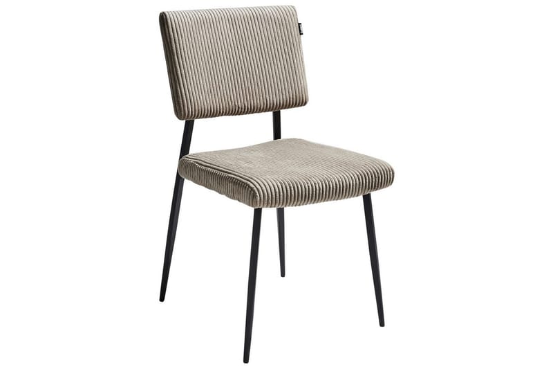 Setti, 2 ruokatuolia Sturgis - Beige, musta - Huonekalut - Tuoli & nojatuoli - Ruokapöydän tuolit