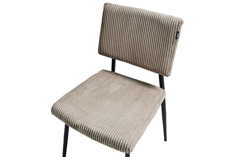 Setti, 2 ruokatuolia Sturgis - Beige, musta - Huonekalut - Tuoli & nojatuoli - Ruokapöydän tuolit