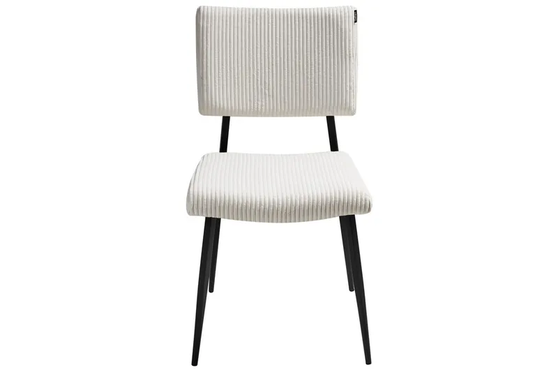 Setti, 2 ruokatuolia Sturgis - Valkoinen, Musta - Huonekalut - Tuoli & nojatuoli - Ruokapöydän tuolit