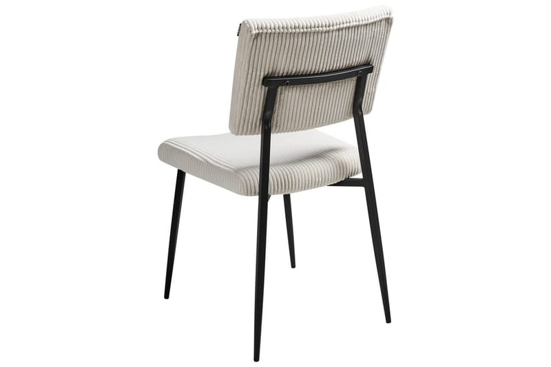 Setti, 2 ruokatuolia Sturgis - Valkoinen, Musta - Huonekalut - Tuoli & nojatuoli - Ruokapöydän tuolit