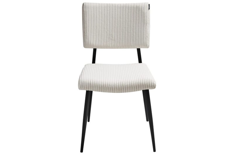 Setti, 2 ruokatuolia Sturgis - Valkoinen, Musta - Huonekalut - Tuoli & nojatuoli - Ruokapöydän tuolit