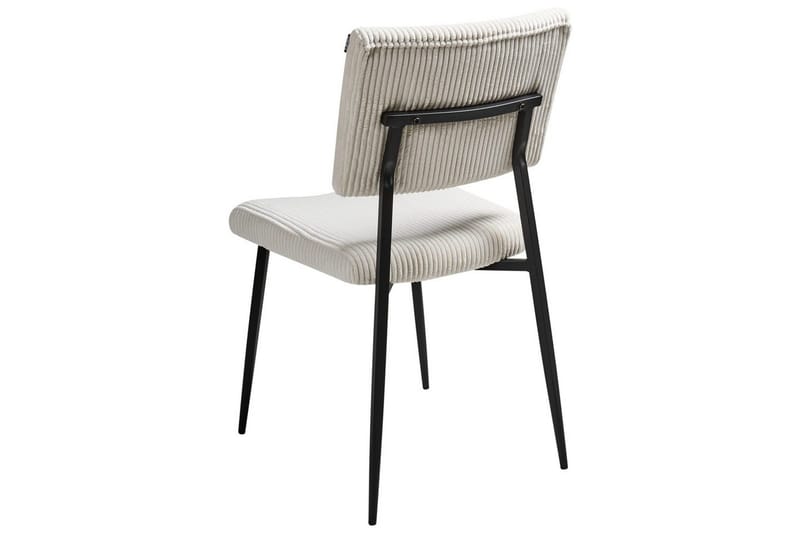 Setti, 2 ruokatuolia Sturgis - Valkoinen, Musta - Huonekalut - Tuoli & nojatuoli - Ruokapöydän tuolit