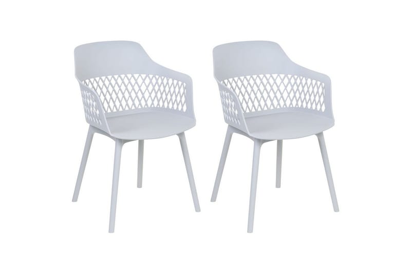 Setti kahdesta ruokatuolista Almira, Harmaa
