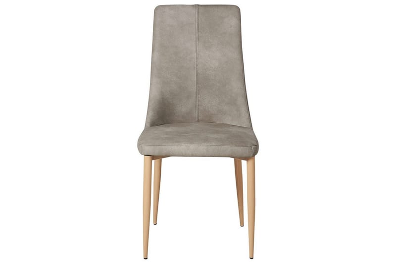 Setti kahdesta ruokatuolista Clayton - Harmaa, Vaalea puu, Harmaa, vaalea puu - Huonekalut - Tuoli & nojatuoli - Ruokapöydän tuolit