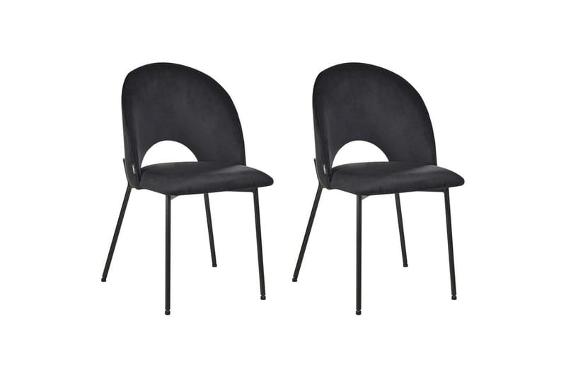 Setti kahdesta ruokatuolista Covelo - Musta - Huonekalut - Tuoli & nojatuoli - Ruokapöydän tuolit