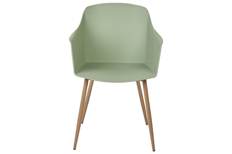 Setti kahdesta ruokatuolista Fonda ll - Vihreä, vaalea puu - Huonekalut - Tuoli & nojatuoli - Ruokapöydän tuolit
