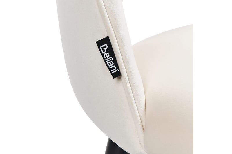 Setti kahdesta ruokatuolista Magalia - Beige, musta, kulta - Huonekalut - Tuoli & nojatuoli - Ruokapöydän tuolit