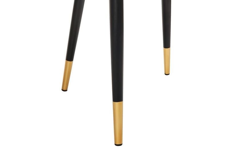 Setti kahdesta ruokatuolista Magalia - Beige, musta, kulta - Huonekalut - Tuoli & nojatuoli - Ruokapöydän tuolit