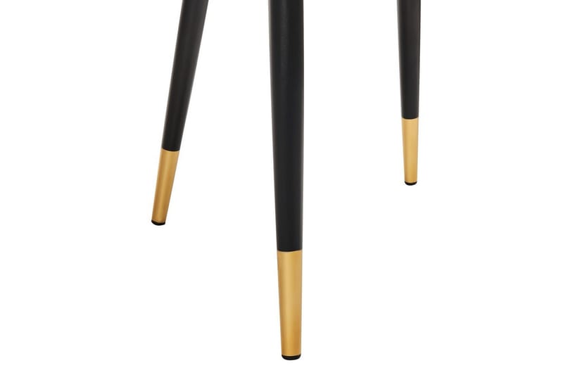 Setti kahdesta ruokatuolista Magalia - Beige, musta, kulta - Huonekalut - Tuoli & nojatuoli - Ruokapöydän tuolit