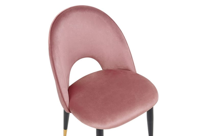 Setti kahdesta ruokatuolista Magalia - Rosa, Musta, Kulta - Huonekalut - Tuoli & nojatuoli - Ruokapöydän tuolit