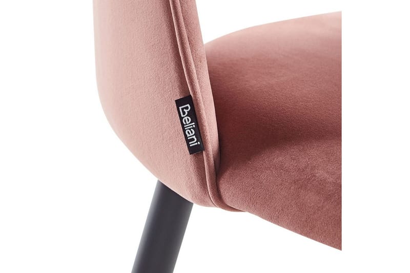 Setti kahdesta ruokatuolista Magalia - Rosa, Musta, Kulta - Huonekalut - Tuoli & nojatuoli - Ruokapöydän tuolit