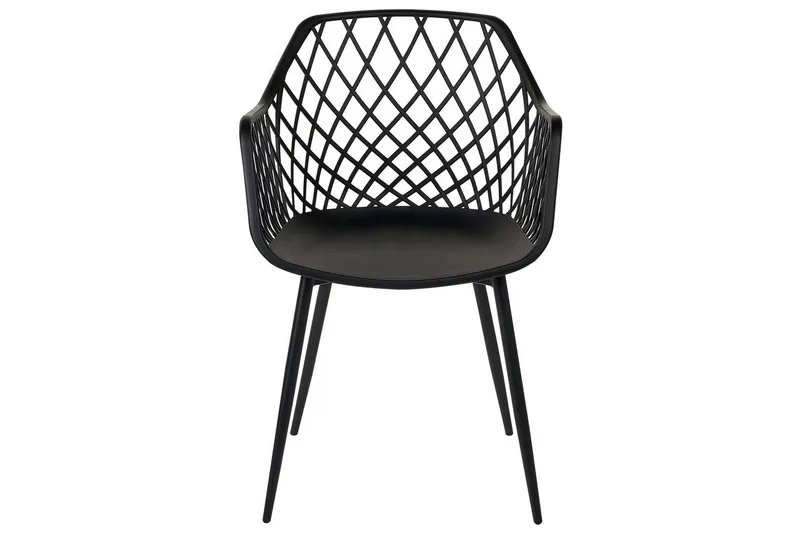 Setti kahdesta ruokatuolista Nashua ll - Musta - Huonekalut - Tuoli & nojatuoli - Ruokapöydän tuolit