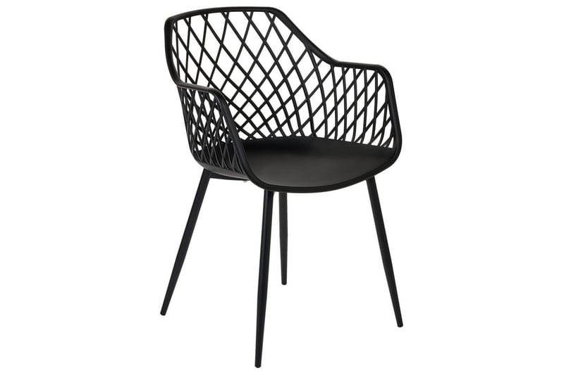 Setti kahdesta ruokatuolista Nashua ll - Musta - Huonekalut - Tuoli & nojatuoli - Ruokapöydän tuolit