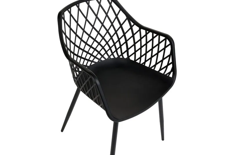 Setti kahdesta ruokatuolista Nashua ll - Musta - Huonekalut - Tuoli & nojatuoli - Ruokapöydän tuolit