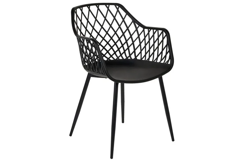 Setti kahdesta ruokatuolista Nashua ll - Musta - Huonekalut - Tuoli & nojatuoli - Ruokapöydän tuolit