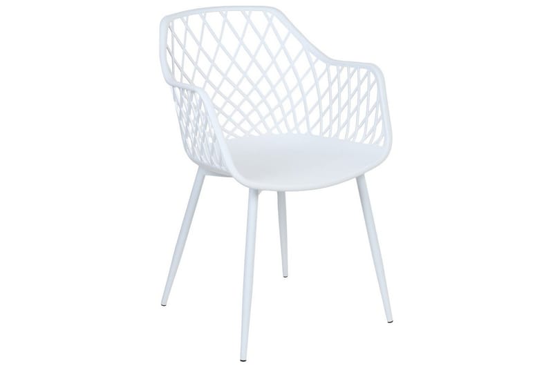 Setti kahdesta ruokatuolista Nashua ll - Valkoinen - Huonekalut - Tuoli & nojatuoli - Ruokapöydän tuolit