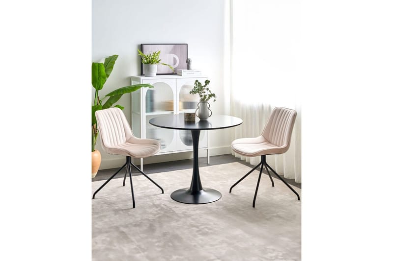 Setti kahdesta ruokatuolista Navasota - Beige - Huonekalut - Tuoli & nojatuoli - Ruokapöydän tuolit