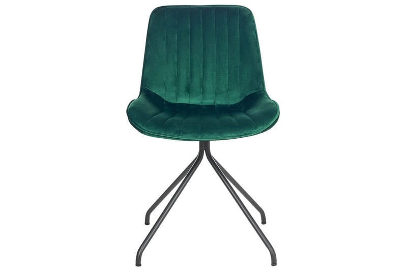 Setti kahdesta ruokatuolista Navasota - Vihreä, musta - Huonekalut - Tuoli & nojatuoli - Ruokapöydän tuolit