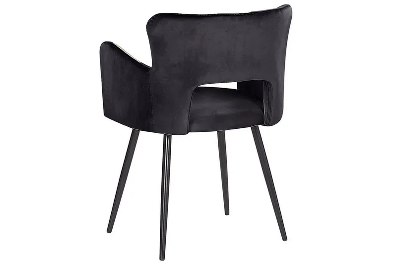 Setti kahdesta ruokatuolista Sanilac - Musta - Huonekalut - Tuoli & nojatuoli - Ruokapöydän tuolit